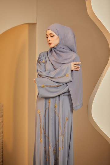 Abaya Safwa (Grey)