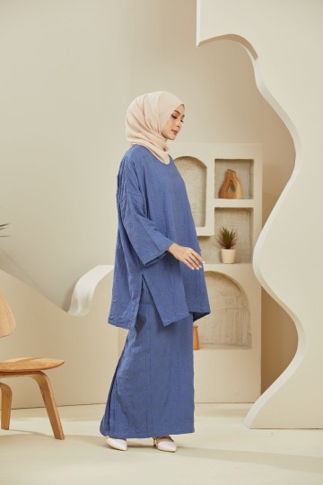 Qaseedah Kurung (Blue)