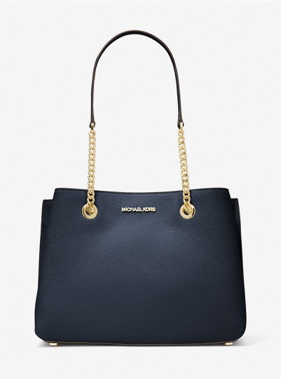 MICHAEL KORS Teagan Large Pebbled Leather Shoulder Bag