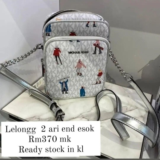 Michael Kors Jet Set Girls White Silver
