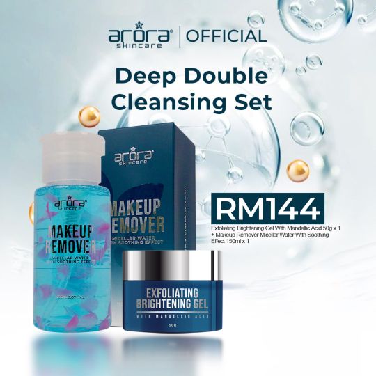 Double Deep Cleansing Set Exfoliate & Makeup remover