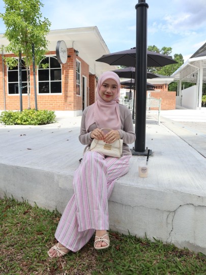 LINEN STRIPED PANTS | SKIRT          (preorder 10days)
