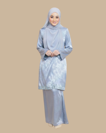 Kurung Sophy - Powder Blue