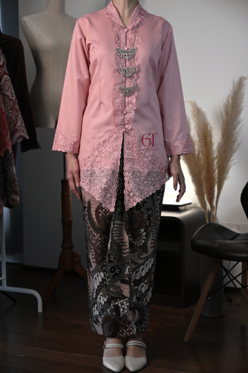 BAJU KEBAYA MAISARAH SOFT PINK