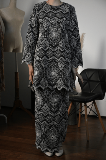 BAJU KURUNG RIAU SERENA BLACK