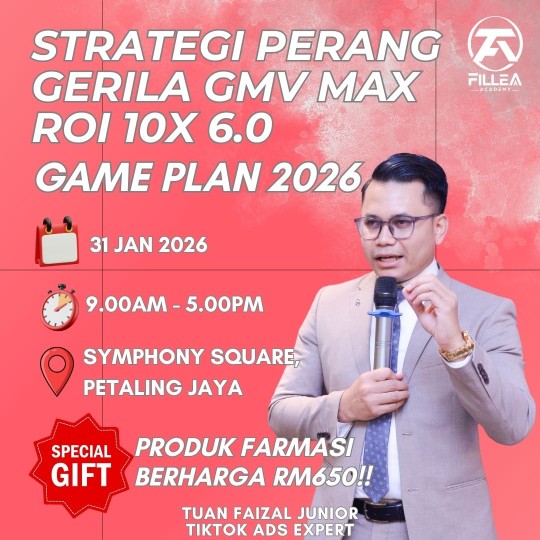 STRATEGI PERANG GERILA GMV MAX ROI 10X - GAMEPLAN 2026
