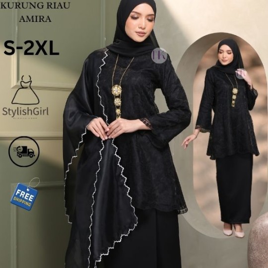 KURUNG RIAU AMIRA-BLACK