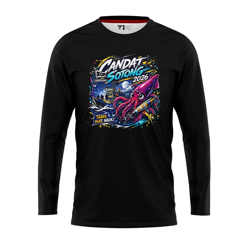 TSHIRT TRIP CANDAT SOTONG 2026 LENGAN PANJANG