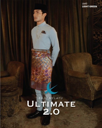 Baju Melayu Ultimate 2.0 in Light Green