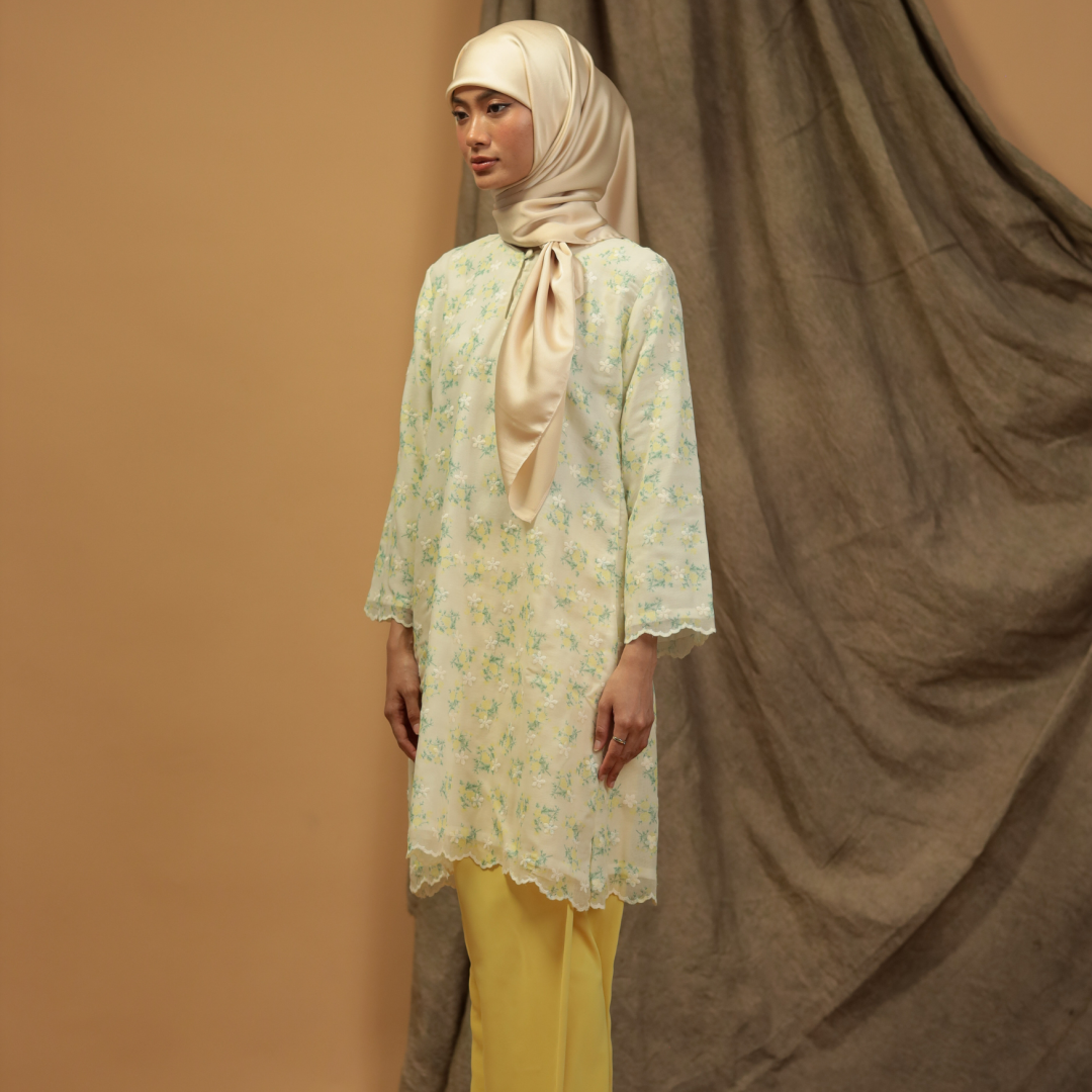 Kurung Senyum Seroja (Purple) - Image 7