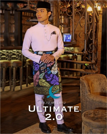 Baju Melayu Ultimate 2.0 in Lilac