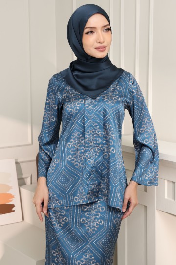 CHLOE KEBAYA TEAL BLUE