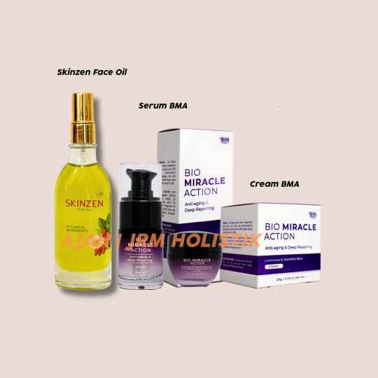 Pakej Asas Jeragat (Skinzane + Serum BMA + Cream BMA)