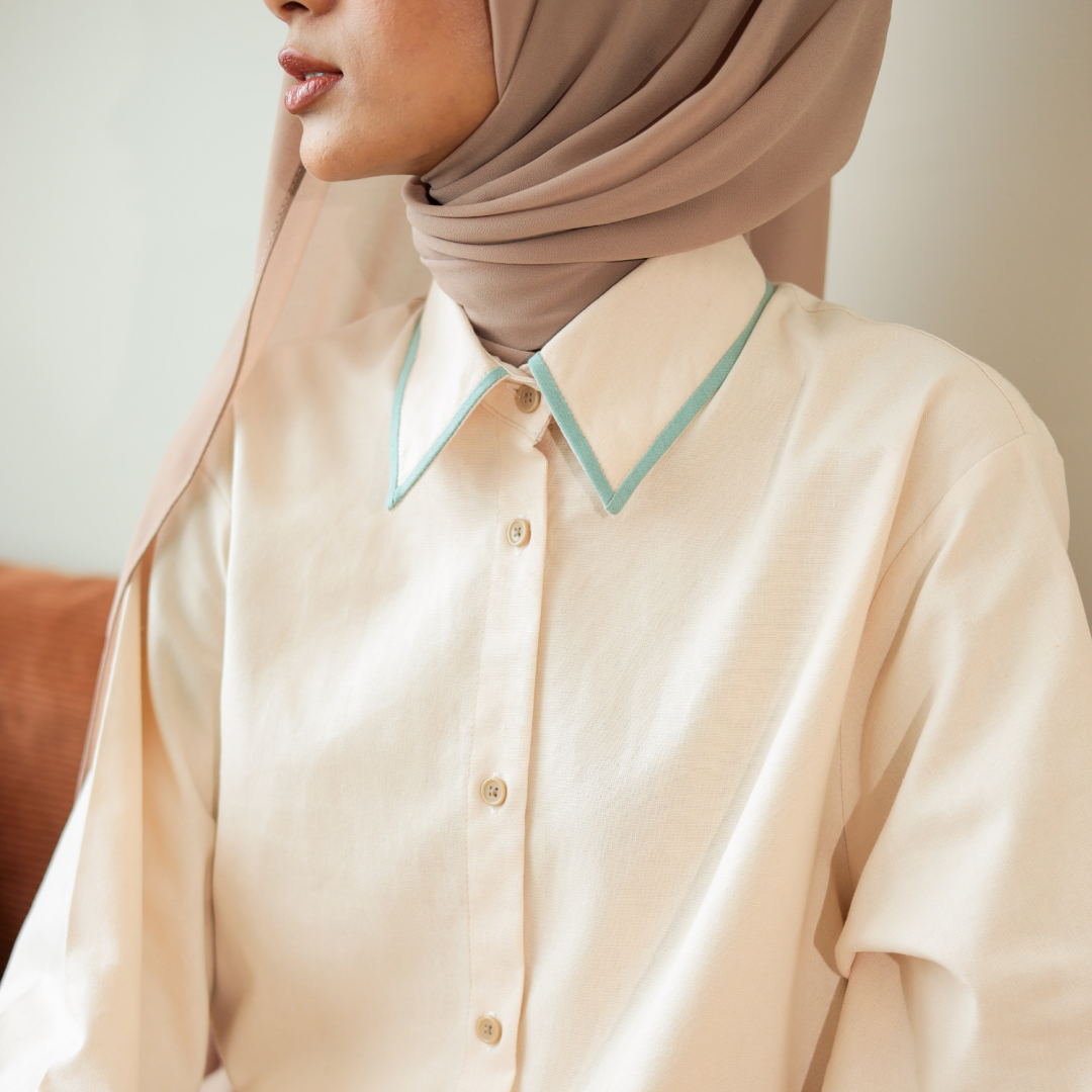 Luma Long Dress (Cream) - Image 7