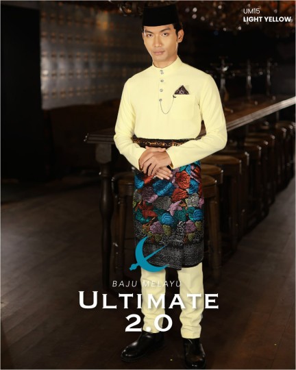 Baju Melayu Ultimate 2.0 in Light Yellow