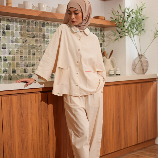 Luma Co-ord Set (Cream)