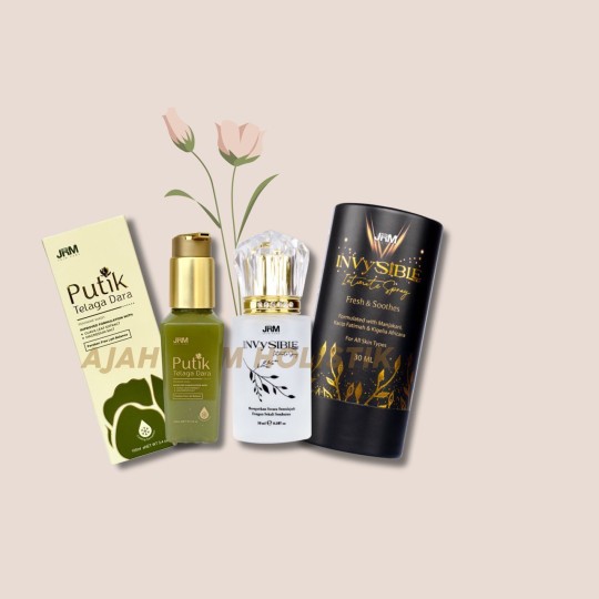 Pakej Pembersih Wanita (Intimate Spray + Putik Telaga Dara)