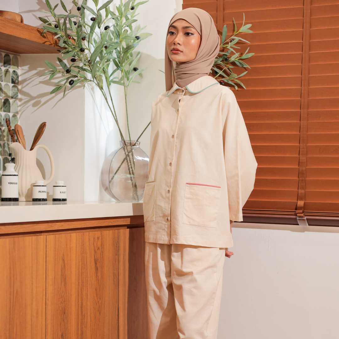 Luma Co-ord Set (Cream) - Image 3
