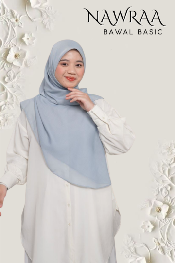( BIDANG 50 ) BAWAL NAWRAA MATERIAL PREMIUM COTTON VOILE CURVE YANG SEJUK DAN RINGAN