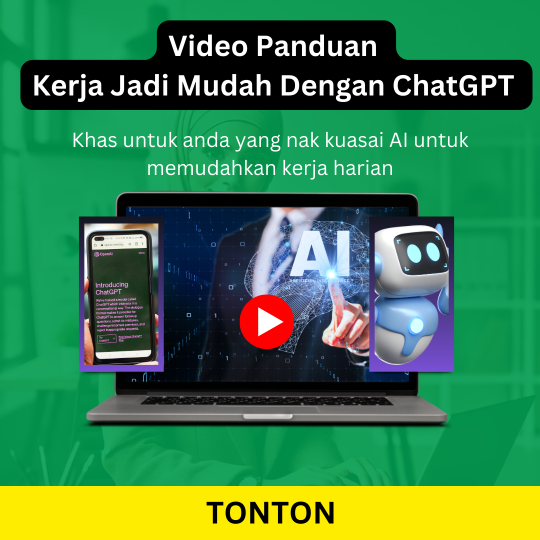 VIDEO PANDUAN KERJA JADI MUDAH DENGAN CHATGPT