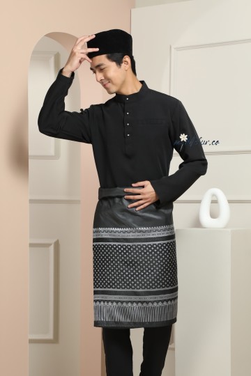BAJU MELAYU EXCLUSIVE BLACK #10
