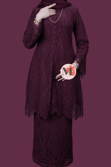 RATU (VÉRA) KEBAYA MODERN LACE ROYAL PURPLE