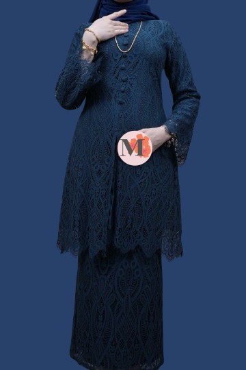RATU (VÉRA) KEBAYA MODERN LACE NAVY BLUE