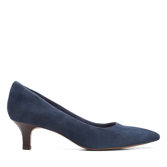 CLARKS SHONDRAH JADE NAVY SUEDE