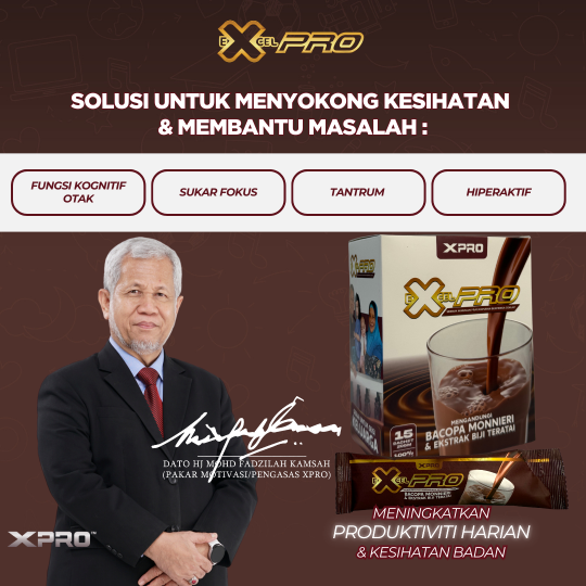 Excel Pro Coklat DRINK Fadzilah Kamsah 15sachet HQ