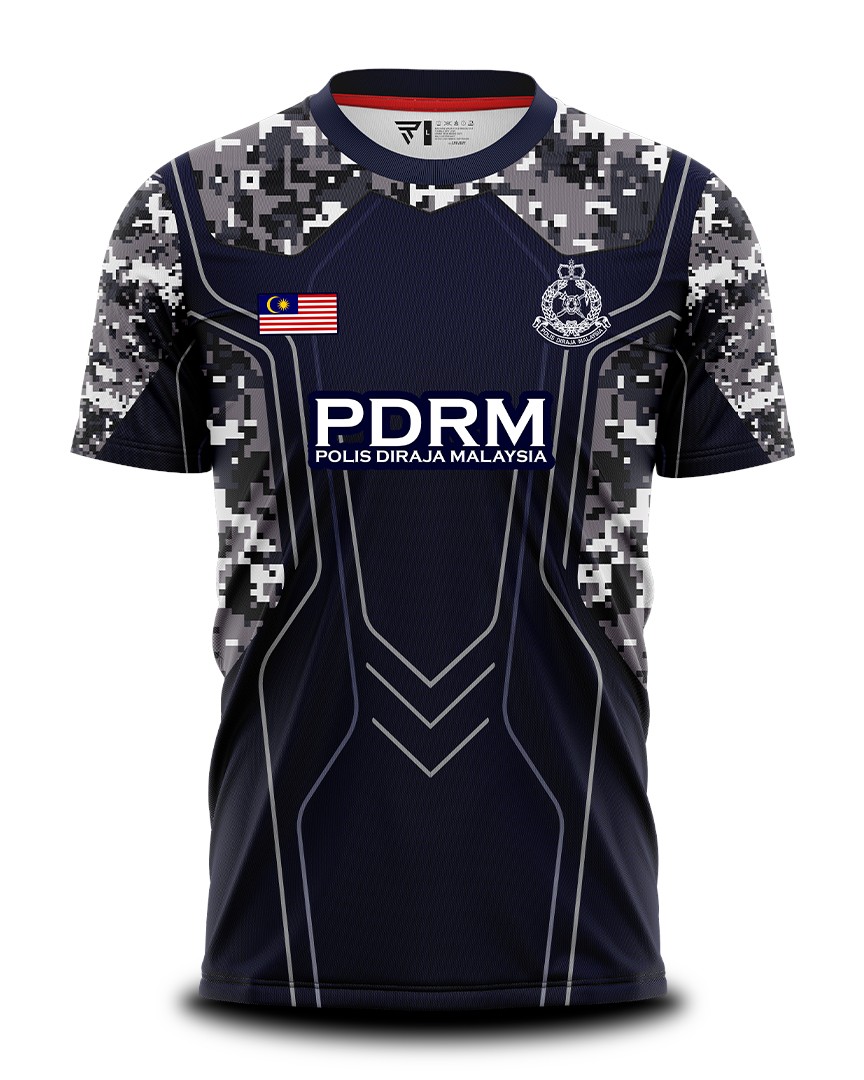 PDRM ROUNDNECK LENGAN PENDEK