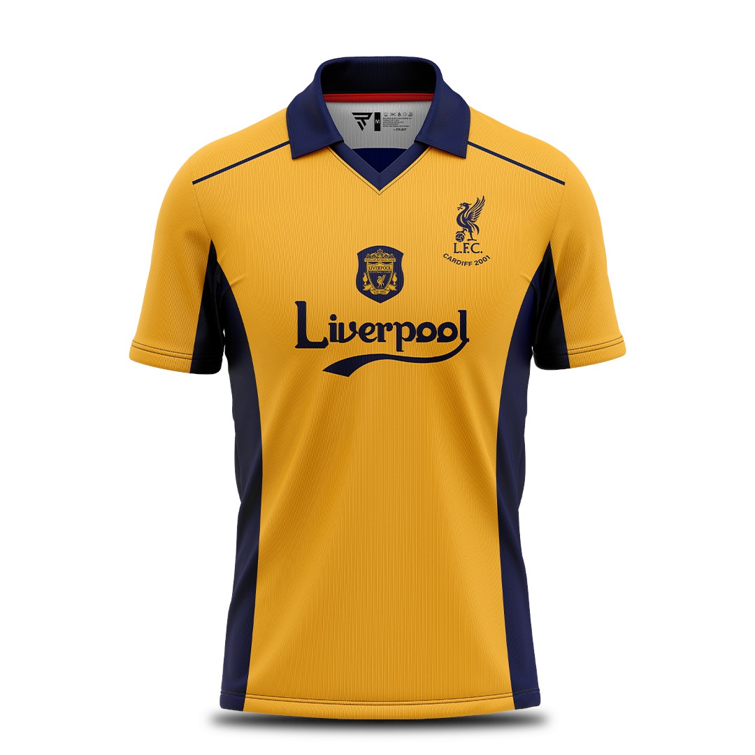 LIVERPOOL 2000-2001 AWAY COLLAR RETRO