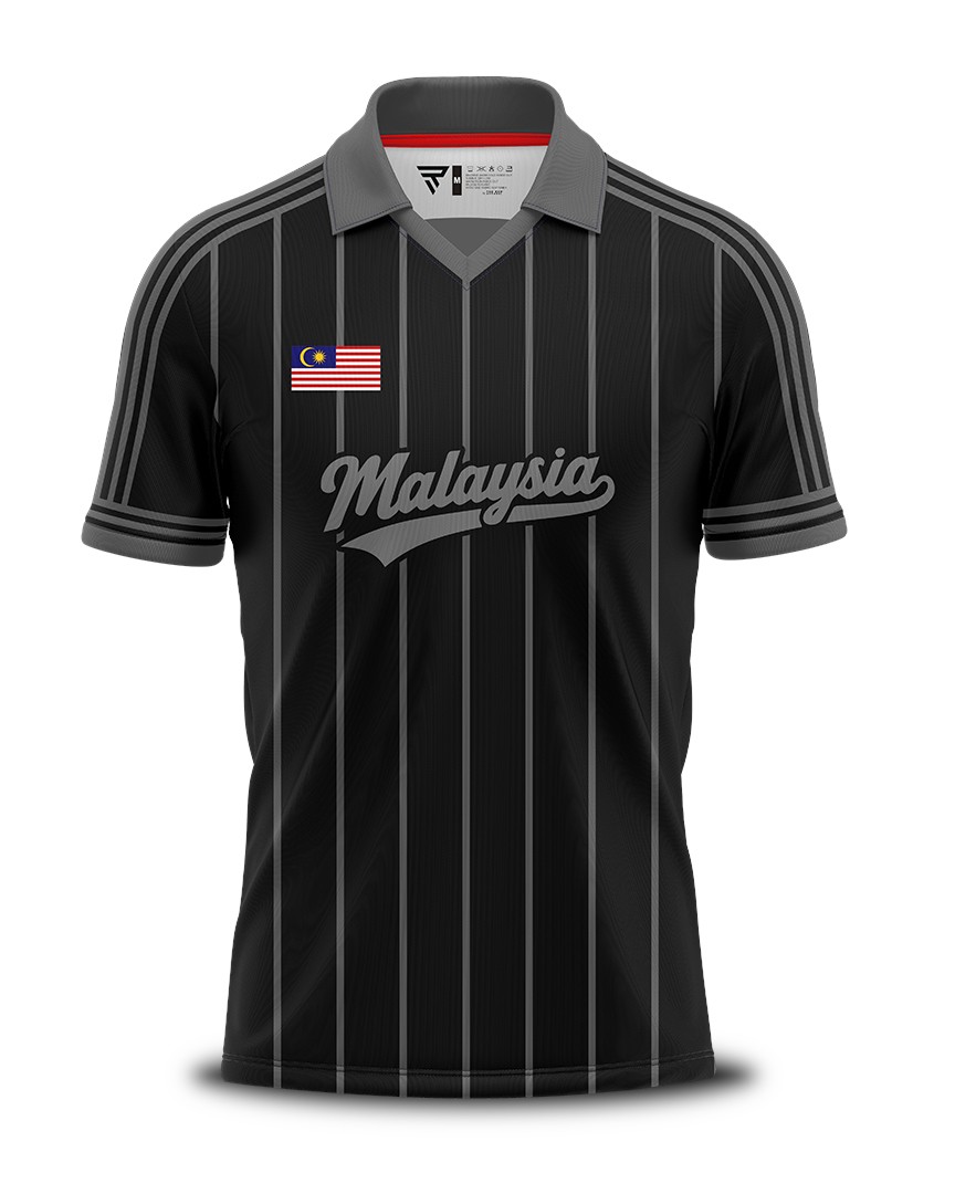 MALAYSIA RETRO SHIRT COLLAR DESIGN C