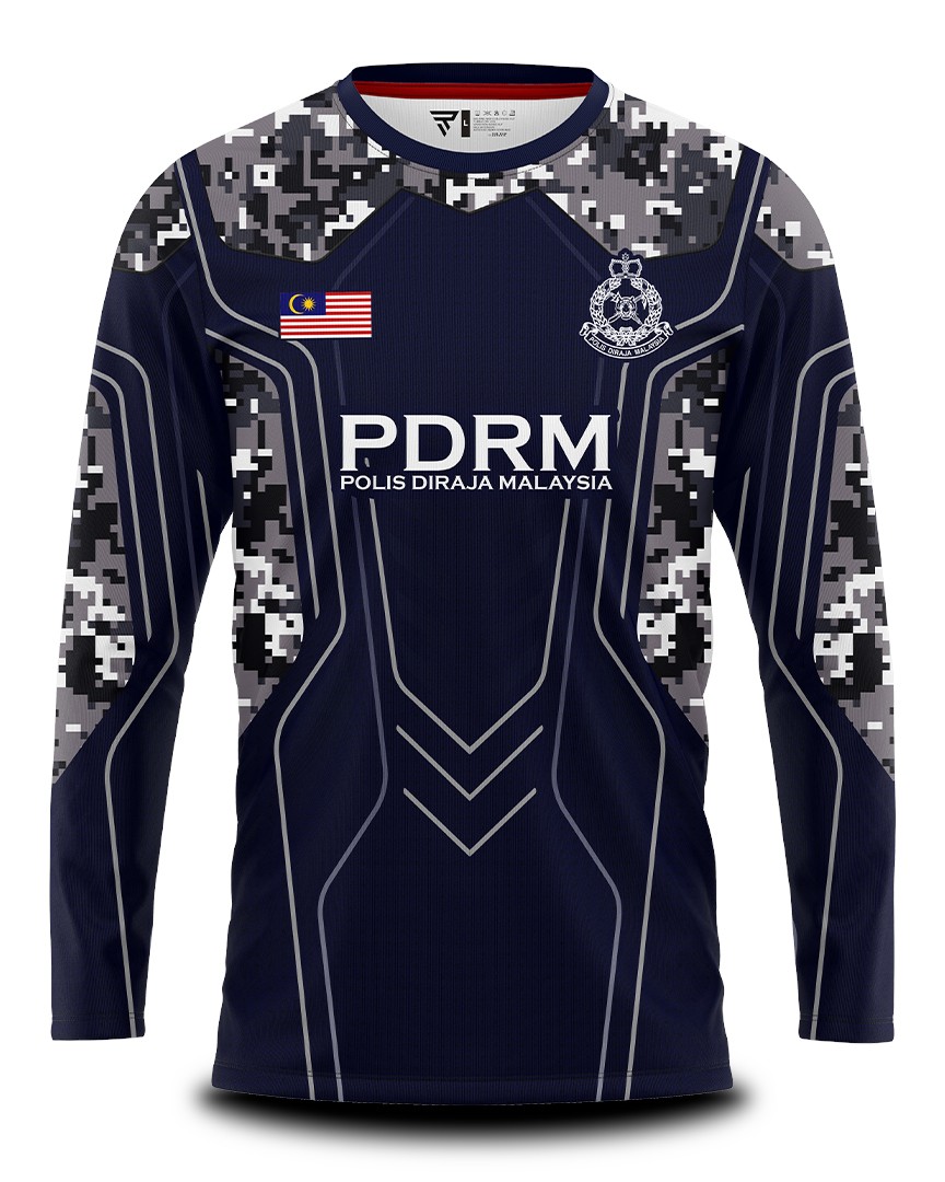 PDRM ROUNDNECK LENGAN PANJANG