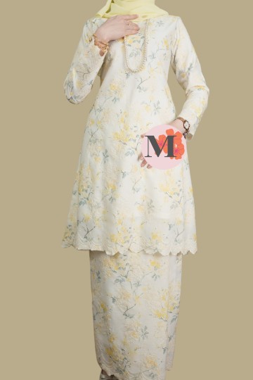 KUNTUM KURUNG RIAU COTTON SOFT YELLOW