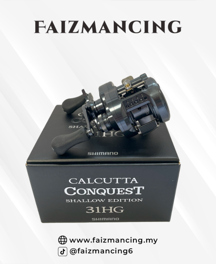 SHIMANO CALCUTTA QONQUEST 31HG SHALLOW EDITION (NEW IN BOX)