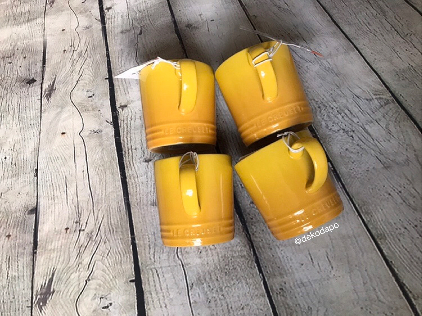 (READYSTOCK) Le Creuset Mug 350ml in Dijon Yellow (Choose Set)