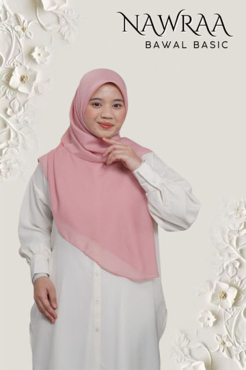 ( BIDANG 55 ) BAWAL NAWRAA MATERIAL PREMIUM COTTON VOILE CURVE YANG SEJUK DAN RINGAN
