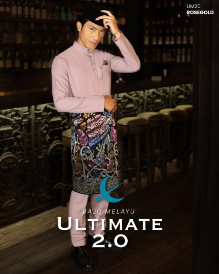 Baju Melayu Ultimate 2.0 in Rosegold