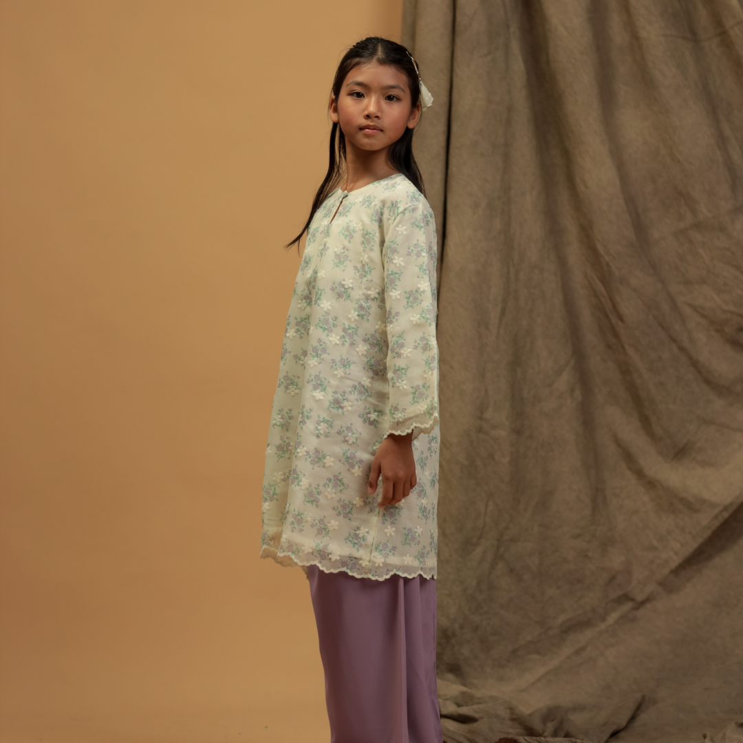 Kurung Senyum Seroja (Purple) - Image 2