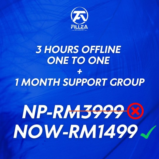 SPECIAL PROMO ONE TO ONE PERSONAL COACHING : OFFLINE 3 HOURS FACE TO FACE