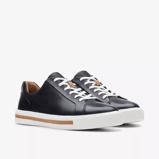 CLARKS Un Maui Lace Black Leather