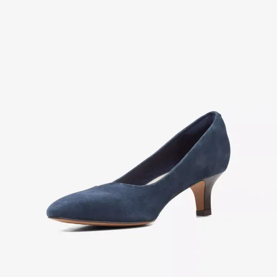 Clarks Shondrah Jade Navy Suede