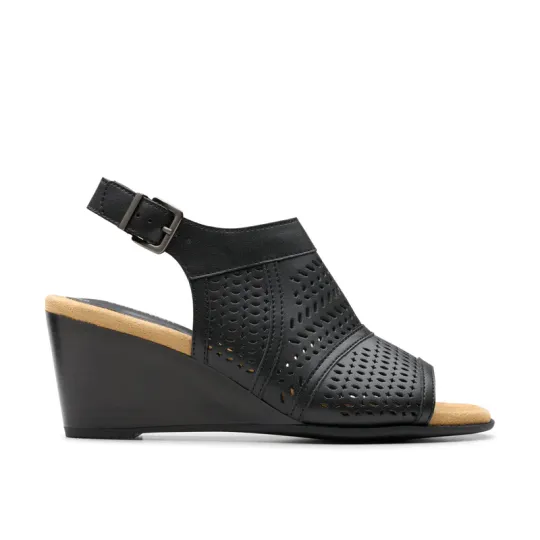 Clarks Emmalae Hope - Black Leather