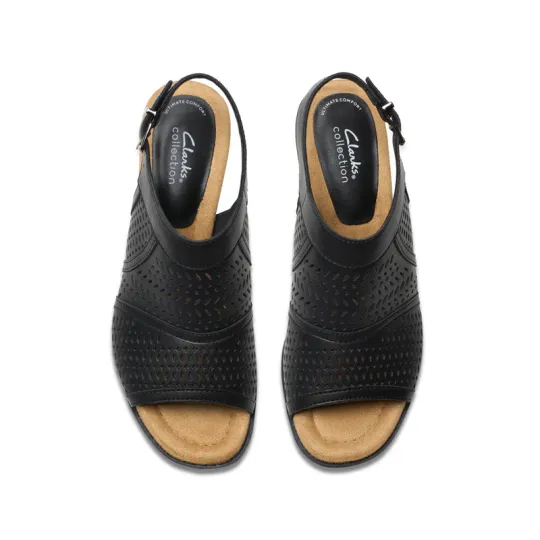 Clarks Emmalae Hope - Black Leather