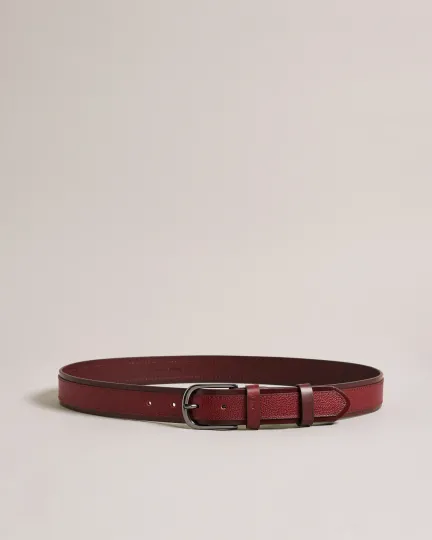 Ted Baker Caviar Mens Belt - Oxblood