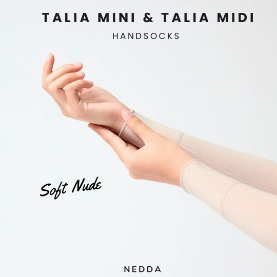 TALIA MINI & TALIA MIDI HANDSOCKS (SOFT NUDE)