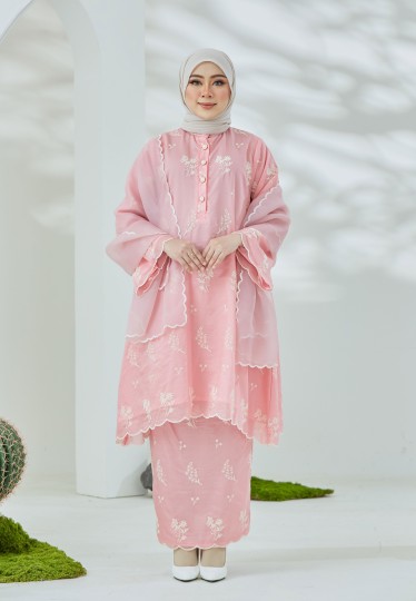 Melati Kurung (Dusty Pink)