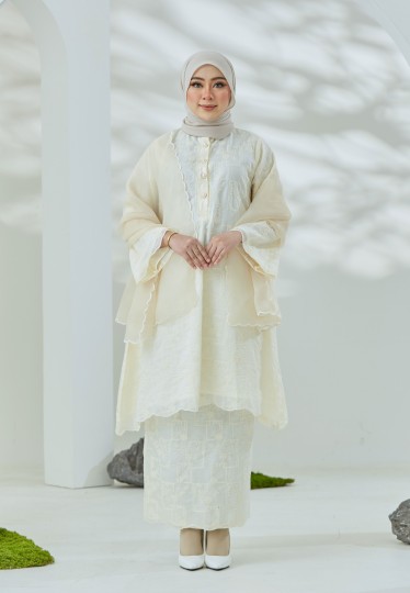 Melati Kurung (Cream)