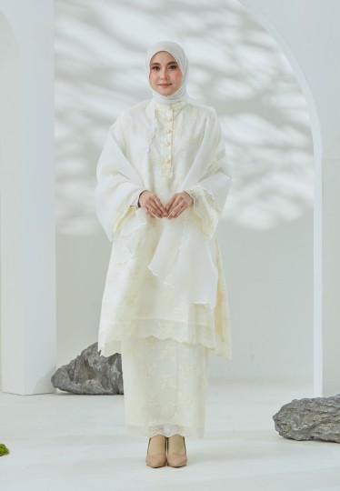 Melati Kurung (Off White)