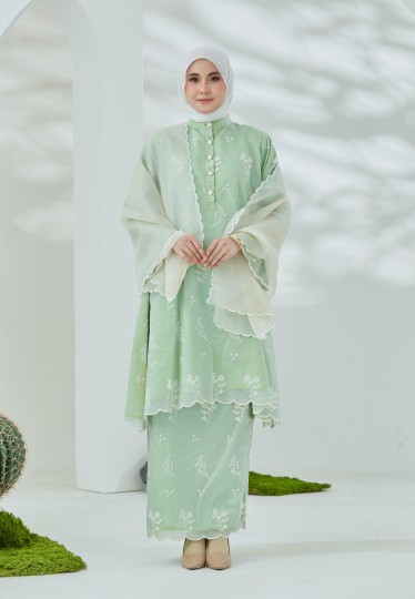 Melati Kurung (Mint Green)